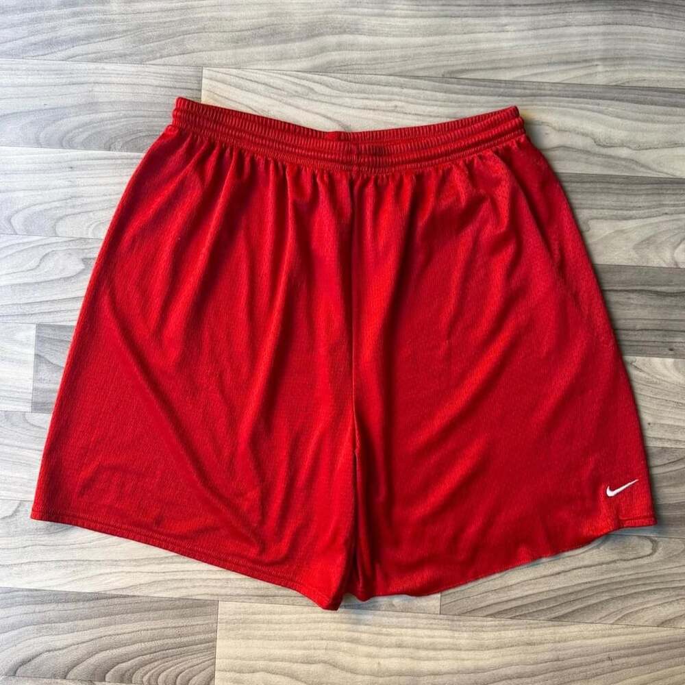 Nike Y2K Mesh Basketball Shorts Size XL Red Athletic